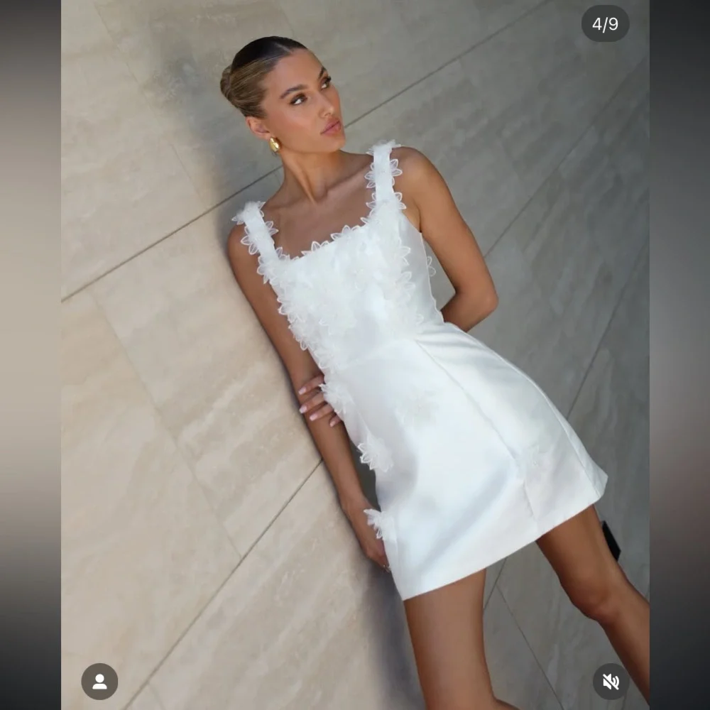 Elliatt Elder Dress White Mini - Picture 2 of 15